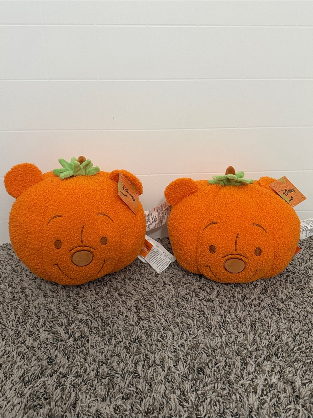 Aldi x Disney WINNE THE POOH Pumpkin 10” Plush Pillow Viral Halloween Fall 2026